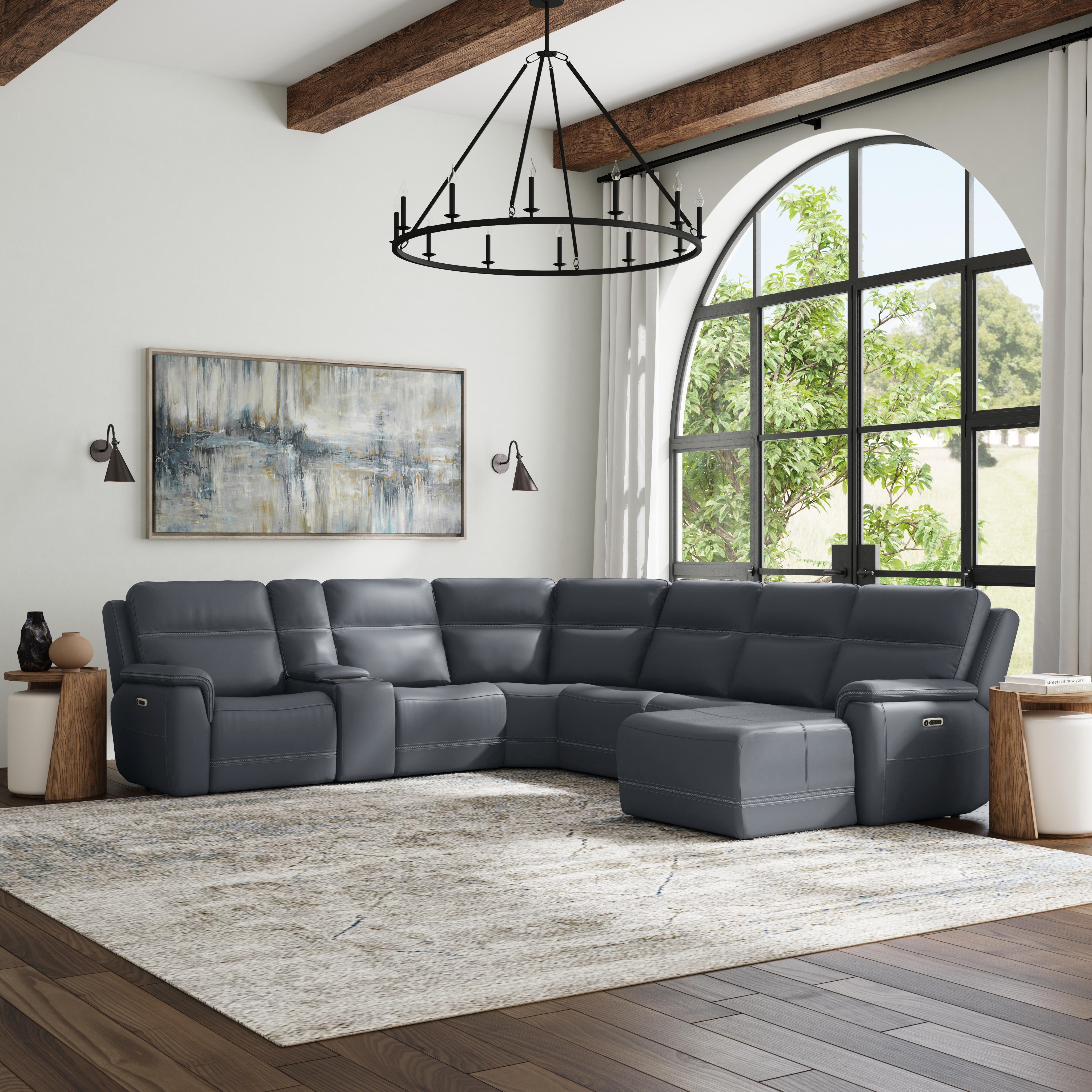 Flexsteel reclining sectional discount